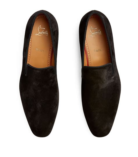 christian louboutin dandelion suede loafer.